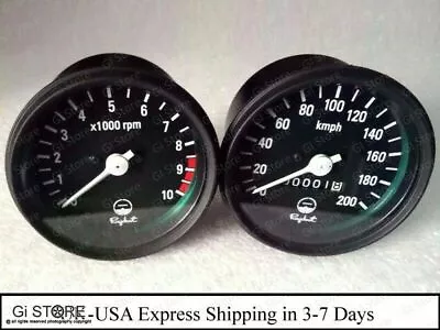 Speedometer & Tachometer Set -rpm Meter Cluster - Yamaha Rd250 Rd 350 Rd400 Cafe • $126.13