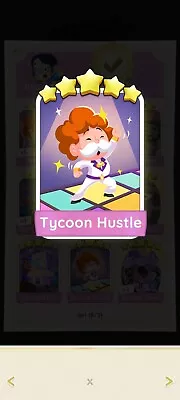 Ky Monopoly Go Tycoon Hustle Five Star Sticker⭐️ Set 18 Disco Time Ky1 • $50.50