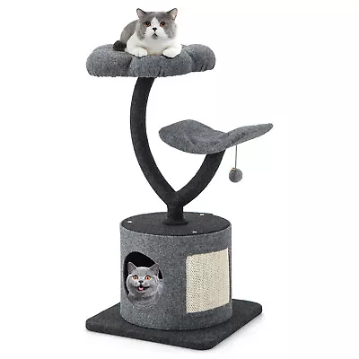 Costway Cat Tree Tower Pet Condon House Bed Furniture Activity Center Scratcher • $75.95