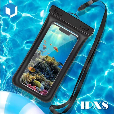 Waterproof Phone Pouch Dry Bag Floating Cover Swimming For IPhone 13 12 Pro Max • $7.99