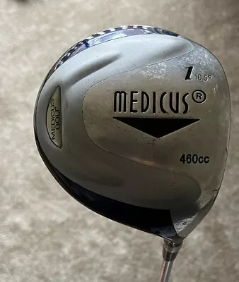 Medicus Driver 460cc 10.5 Right Handed Steel Golf Club Swing Trainer Dual Hinge • $44.99