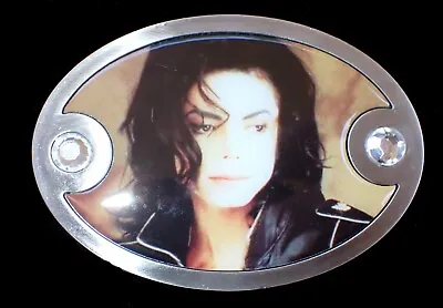 Michael Jackson Photo Belt Buckle With Rhinestones Licensed New • $15.95