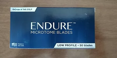 Endure Low Profile Microtome Blades TNR 315LP Box Of 50. New. Histology Lab • $55