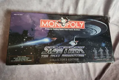 *SEALED*  STAR TREK The Next Generation MONOPOLY COLLECTOR'S EDITION Pewter 1998 • $34.99