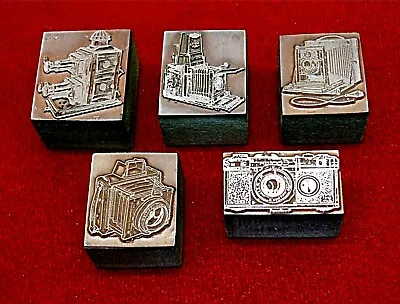 £16.50 • Buy COLLECTION OF  OLD CAMERAS  Printing Blocks. (SOLD AS ONE LOT)