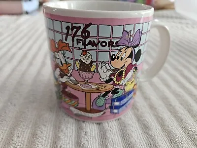 Vintage DISNEY BORN TO SHOP COFFEE MUG W/ MINNIE MOUSE DAISY DUCK • $16.99