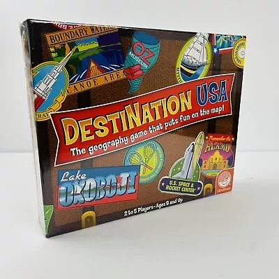 MindWare DESTINATION USA Board Game Learn Geography 50 States Map - New • $27