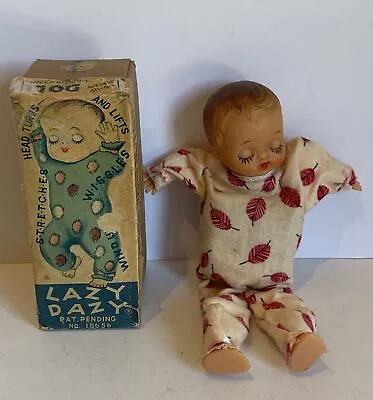 Vintage Baby Doll ~ Lazy Dazy Doll ~ Mego #1 ~ Approx 8  Wind Up Toy ~ 1961 • $30