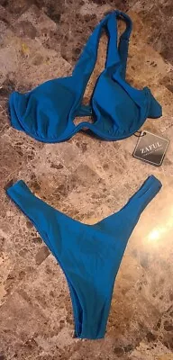 $9.99 • Buy ZAFUL Green Underwired Bikini SMALL SIZE 4