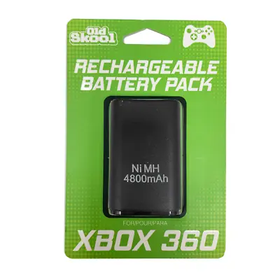Old Skool XBOX 360 Rechargeable Battery Pack 4800mAh- Black • $9.99