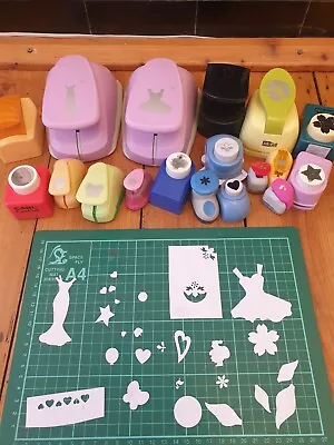 £35 • Buy Craft Punch Bundle Paper Card Wedding Dress Woodcare Tonic Border Christmas 3