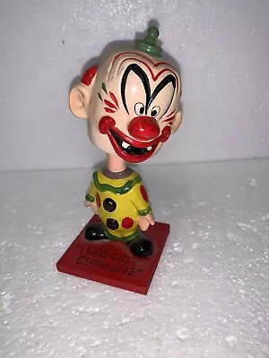 Vintage Rumpus Room Clown Bobblehead St Pierre & Patterson 1961 Only Clowning • $309.99