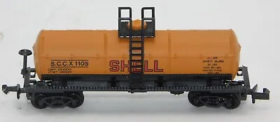 N Scale Model Power Shell Single Dome Tank Car #1105 In Case 3455 • $8.99