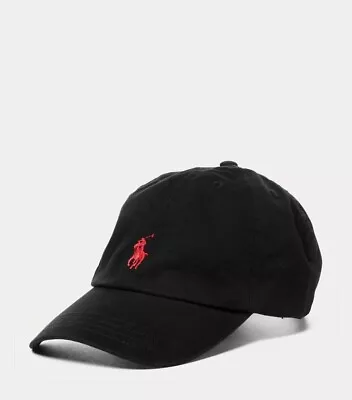 Ralph Lauren Cotton Chino Baseball Black Cap • £34.99