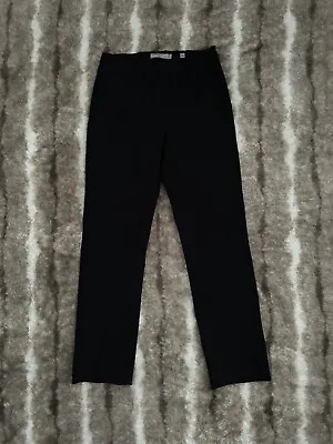 Vince Black Front Seam Ponte Stretch Cotton Blend Leggings Pants Size XS • $37.99