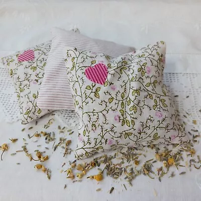 Organic Lavender And Chamomile Herbal Sleep Sachet Pillow Handmade • £6.50