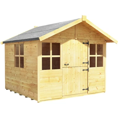 £471 • Buy Wooden Kids Playhouse 6x5 Outdoor Garden Children Wendy House Toys Play House