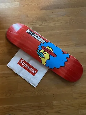 NEW 2017 SUPREME Mark Gonzales Gonz Ramm Skate Deck(Red Edition) ART COLLECTIBLE • $89.49