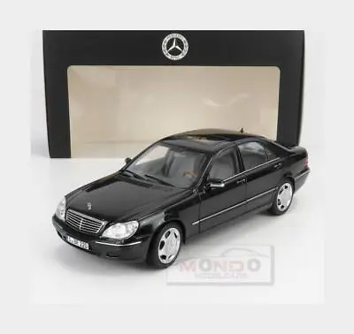 1:18 NOREV Mercedes Benz S-Class S600 (W221) 2005 Obsidian Black B66040659 Model • £135.95