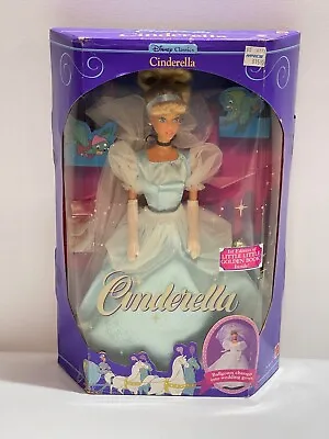 $50 • Buy Vintage 1991 Mattel Disney Classics Cinderella Doll In Original Box New B1