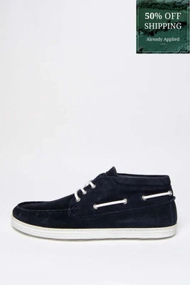 £9.99 • Buy DOCKSTEPS Suede Leather Deck Shoes EU 45 UK 10.5 US 11 Apron Toe