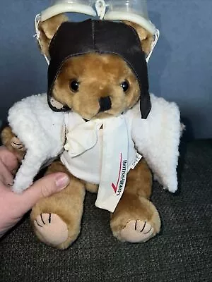 British Airways 6 Inch Teddy Bear With Aviator Jacket And Hat Collectable Used • £6