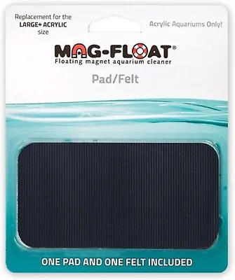 Mag Float Scraper Fits Large + Acrylic Attaches To Cleaner Felt Pad Replacement • $11.64