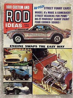 1001 Custom And Rod Ideas Fall 1968 - Wild Street Funny Cars - Volksrod • $3.64