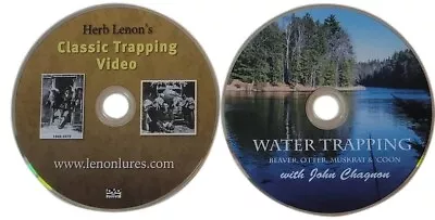 2 Dvd Set Herb Lenon Classic Trapping & John Chagnon Water Trapping Video • $59.95