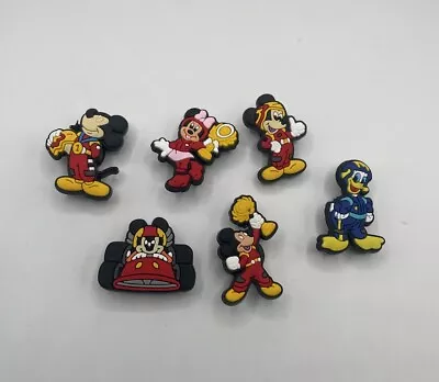 Mickey Mouse Racing Shoe Charms Jibbitz Minnie Donald Trophy Car • $14.99