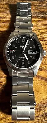 Seiko 5 Sports Automatic 40mm 24 Jewel Wristwatch~4R36-10S2-R5-2~Black Dial • $95