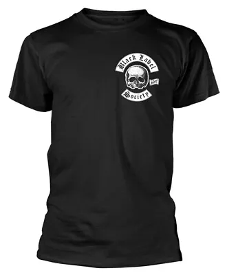 Black Label Society Skull Logo Pocket Black T-Shirt OFFICIAL • £17.79