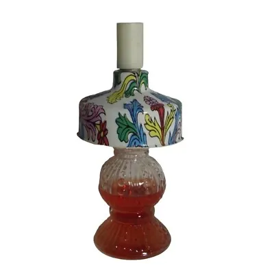 Vintage Avon Hawaiian Lamp Perfume Bottle Glass Hurricane Decanter • $14.99