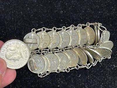 Mexico Coins Bracelet 1.2 Oz • $14.99