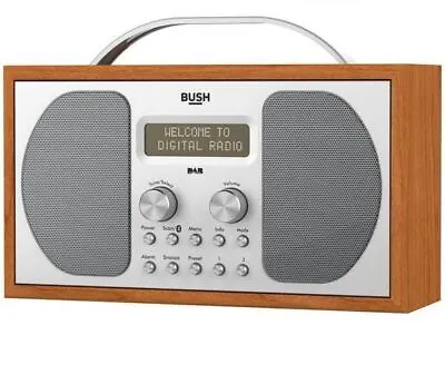 £9.99 • Buy Bush Bluetooth DAB FM Wooden Radio (FAULTY - No Sound)