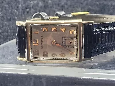 Hamilton  Brock   14k Solid Gold Vintage Watch • $672