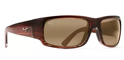 Maui Jim World Cup H266-01 Chocolate Stripe Fade Frame/  HCL® Bronze Sunglasses • $219.99