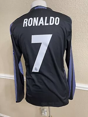 Real Madrid Ronaldo CL Player Issue Adizero Jersey Football Shirt • $1499