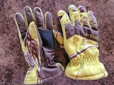Mens Winter Thermal Warm Waterproof Winter Gloves. Size Large. Hot Shot. • $4.80