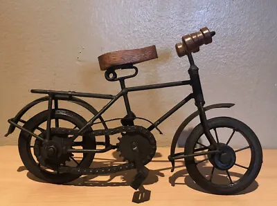 Rustic Art Metal Replica Bicycle Stand Alone Tabletop Sculpture Home Decor 11  • $12.99