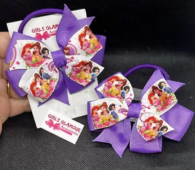 £3.99 • Buy Disney Princess Hair Bow Bobbles Ribbon Dress Hairband Costume Snow White Belle