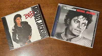 Micheal Jackson  The Essential & Bad  CDs ~2 Pack ~NEW SEALED • $14.95