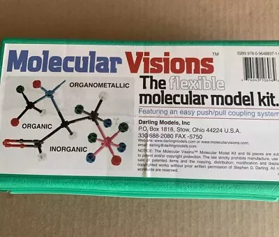 Molecular Visions The Flexible Molecular Model Kit Organic Chemistry Darling • $15