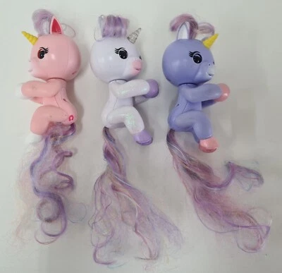 $42.95 • Buy WowWee Fingerlings X3 Unicorns 2016 Alika Gemma MacKenzie + Free Tracked Post