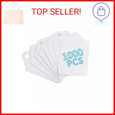 FEMELI Unstrung Marking Tags1.75 X 1.1 Inches Price Tags1000 Pcs White Merchan • $14.27