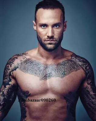 CALUM BEST - 10  X 8  Colour Photograph Bare Chested Modelling Shot • £2.40