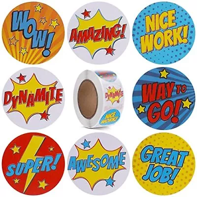 500 Pcs Teacher Motivational Reward Stickers For Kids Students Pre-School • $10.73