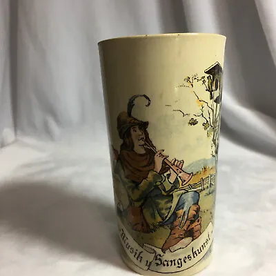 Vintage Villeroy And Boch Advertising Beer Stein 1/4L Made In Germany READ • $34.99