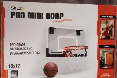 SKLZ Pro Mini Basketball Hoop With Ball Original Standard 18X12 Inches New • $39.99