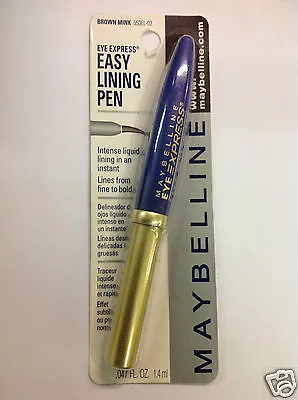 Maybelline Eye Express Easy Lining Pen Eyeliner BROWN MINK NEW • £11.16